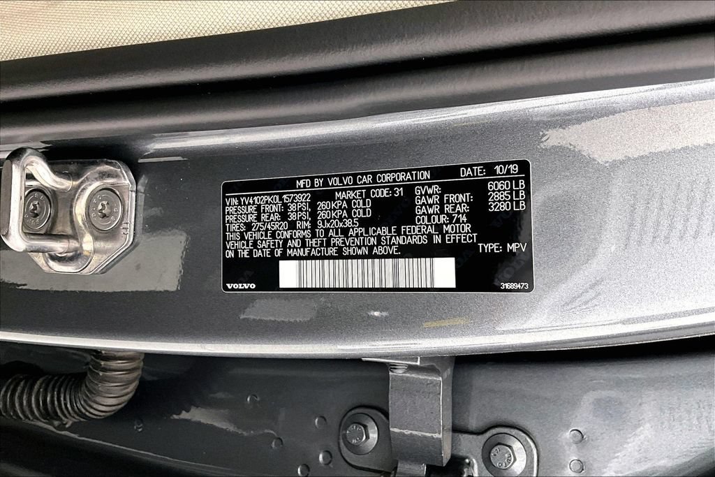 Used 2020 Volvo XC90 T5 Momentum w/ Protection Package Premier AWD/4WD image 39