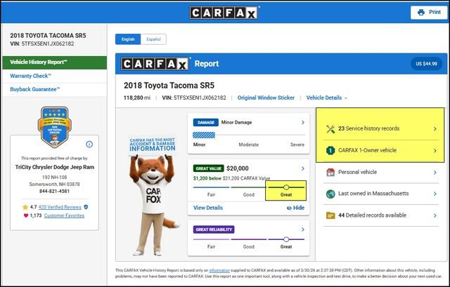 Used 2018 Toyota Tacoma SR5 image 10