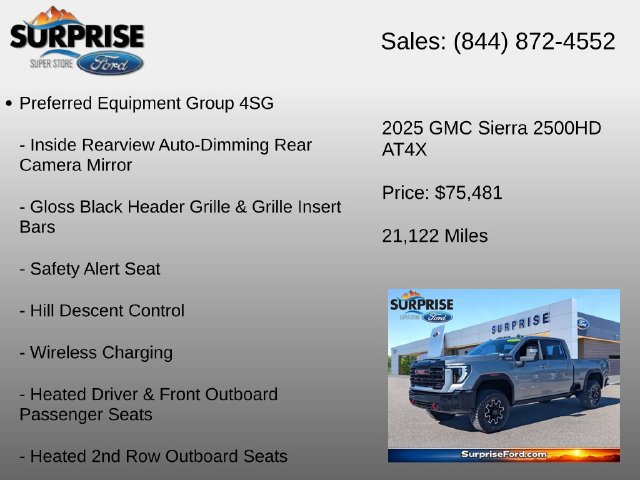 Used 2025 GMC Sierra 2500 AT4X AWD/4WD image 18