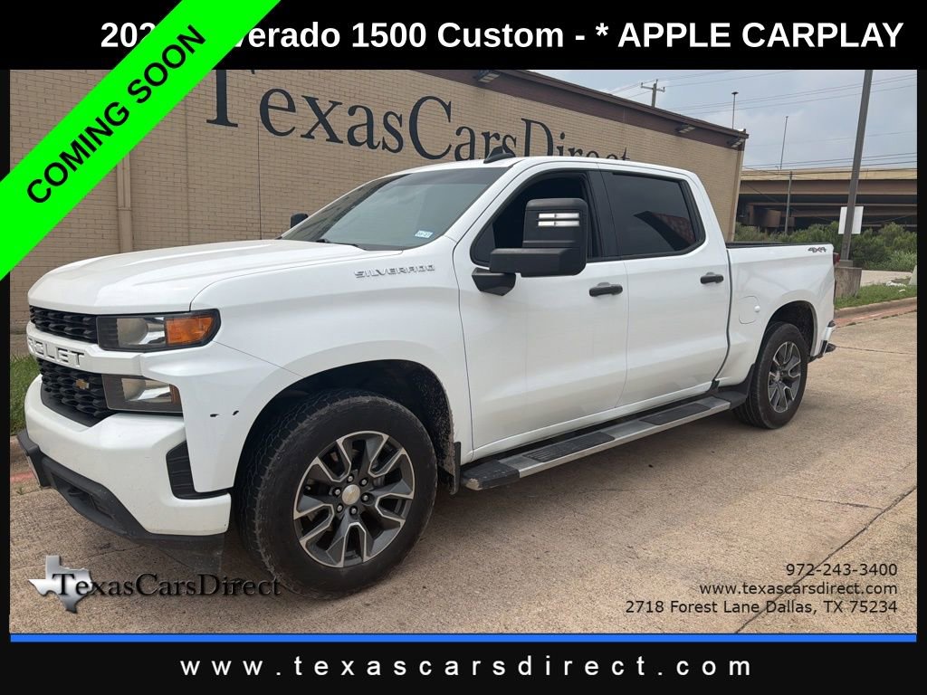 Used 2021 Chevrolet Silverado 1500 Custom w/ Custom Max Trailering Package AWD/4WD image 2