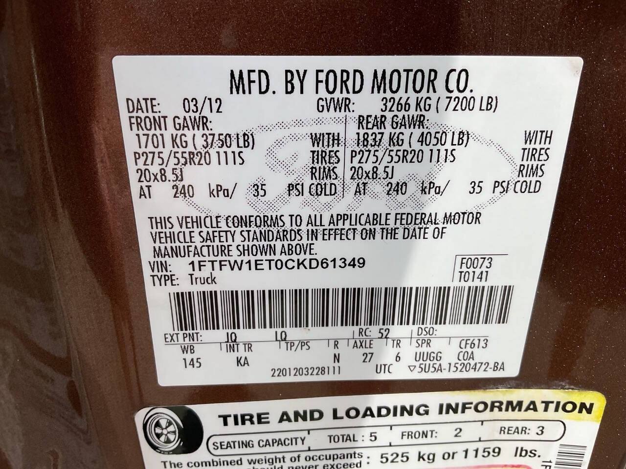 Used 2012 Ford F150 King Ranch AWD/4WD image 26