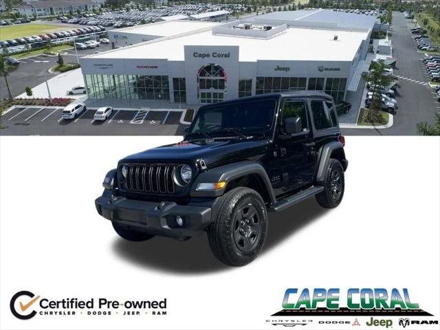 Certified 2025 Jeep Wrangler Sport