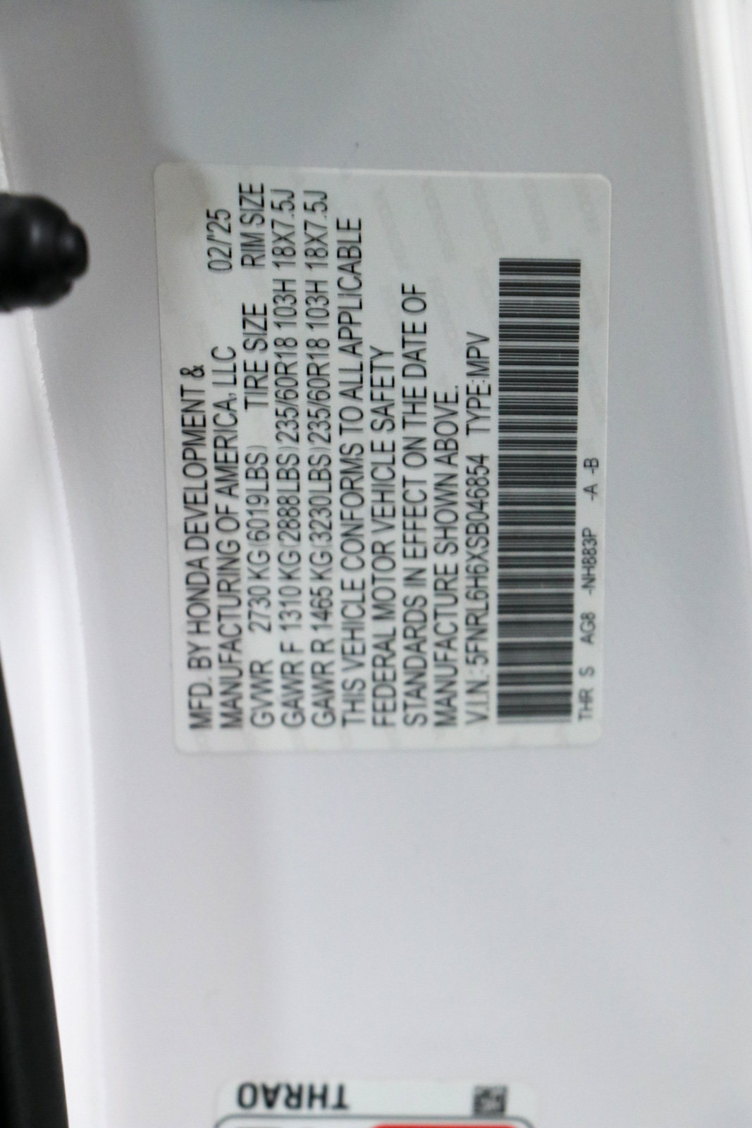 Used 2025 Honda Odyssey EX-L image 35