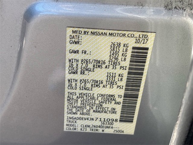 Used 2018 Nissan Frontier SV w/ Value Truck Package image 25