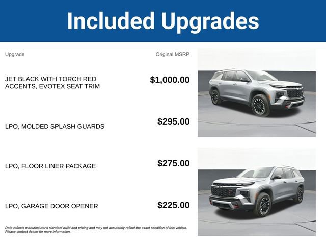 Used 2024 Chevrolet Traverse Z71 w/ LPO, Floor Liner Package image 5