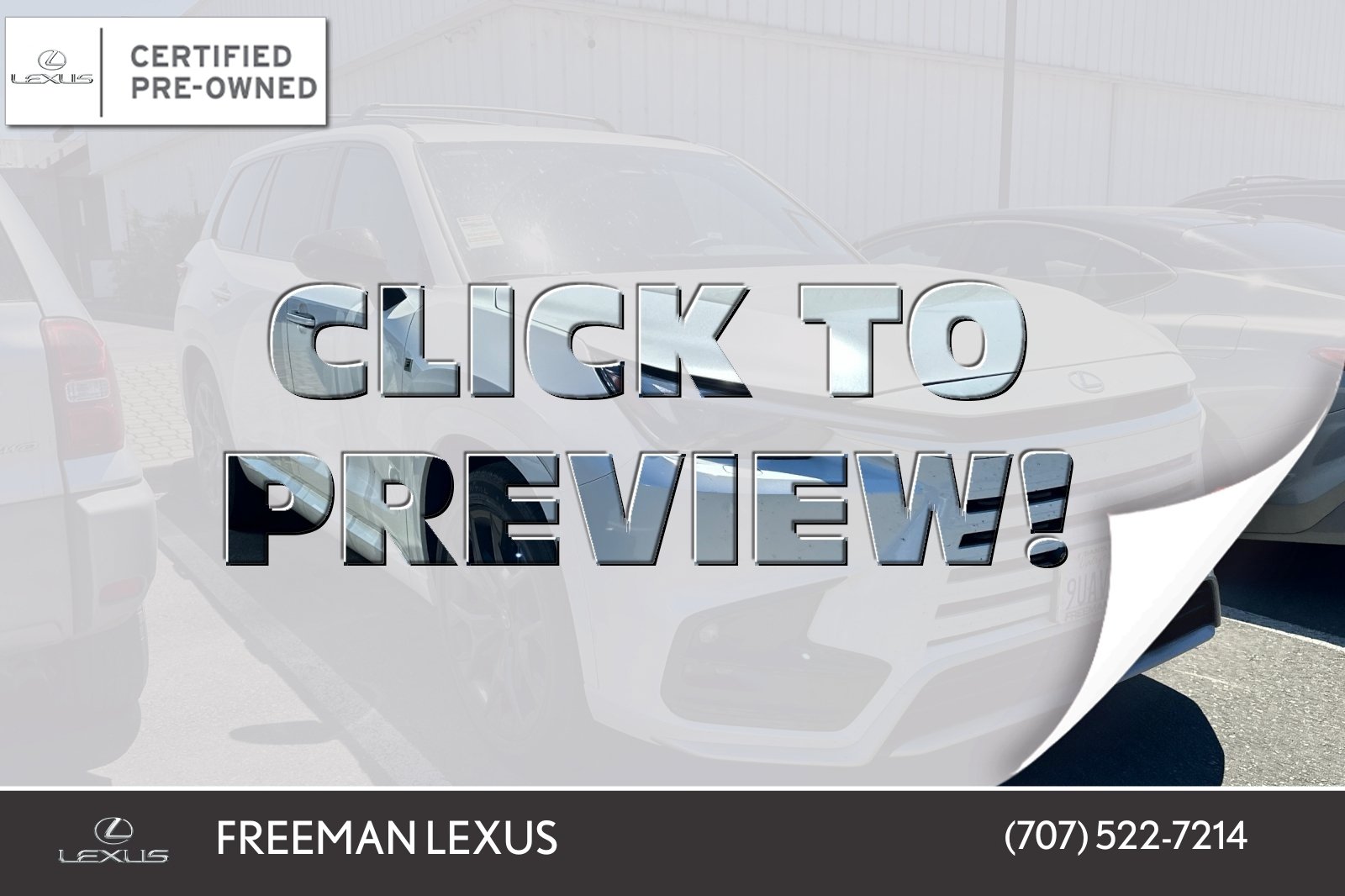 Used 2025 Lexus TX 500h AWD w/ Technology Package image 1