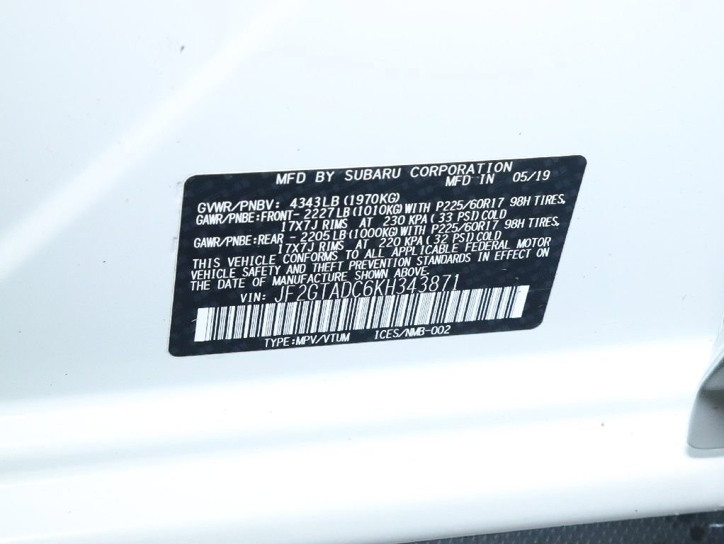Used 2019 Subaru Crosstrek 2.0i Premium w/ Moonroof Package image 21