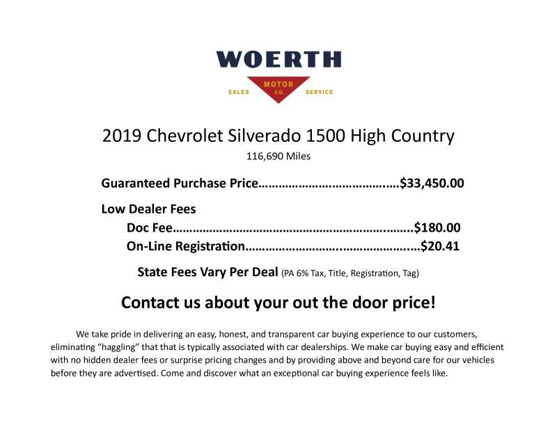 Used 2019 Chevrolet Silverado 1500 High Country w/ Technology Package image 3