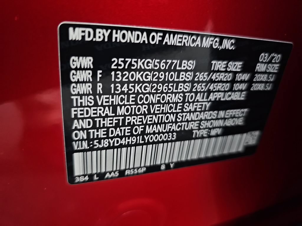 Used 2020 Acura MDX w/ Advance & Entertainment Pac AWD/4WD image 26
