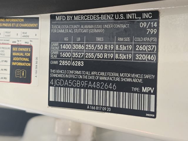 Used 2015 Mercedes-Benz ML 400 4MATIC image 37