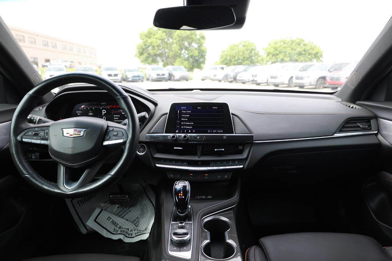 Used 2021 Cadillac CT4 V w/ Technology Package AWD/4WD image 14