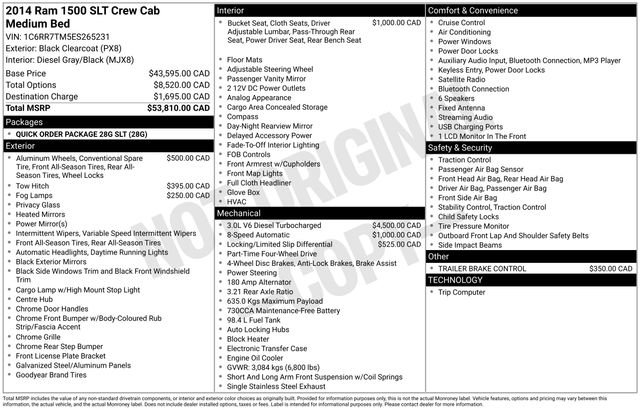 Used 2014 RAM 1500 Classic SLT image 2