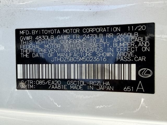 Used 2021 Lexus RC 350 w/ Premium Package RWD image 28