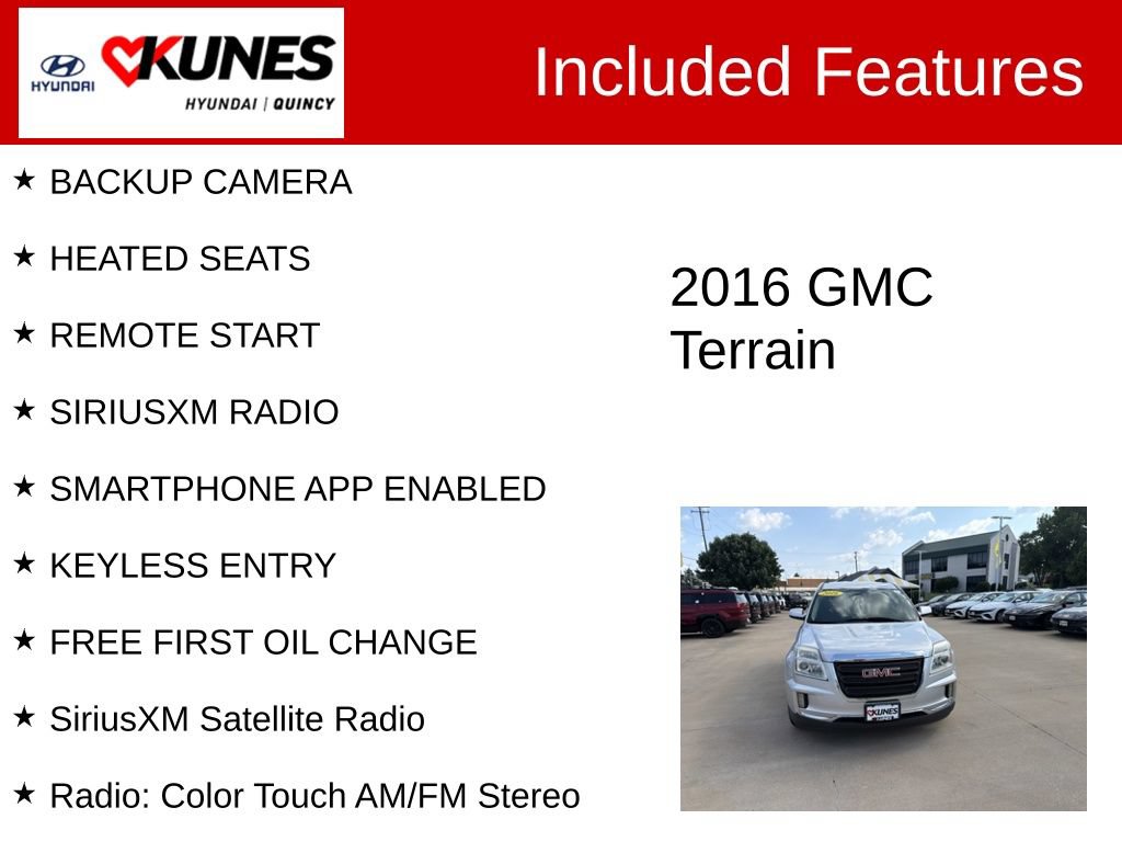 Used 2016 GMC Terrain SLE w/ Convenience Package AWD/4WD image 2