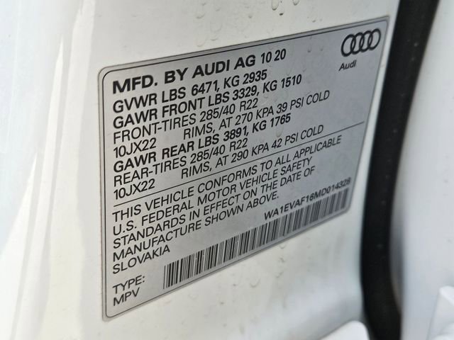 Used 2021 Audi Q8 Premium Plus w/ Premium Plus Package image 11