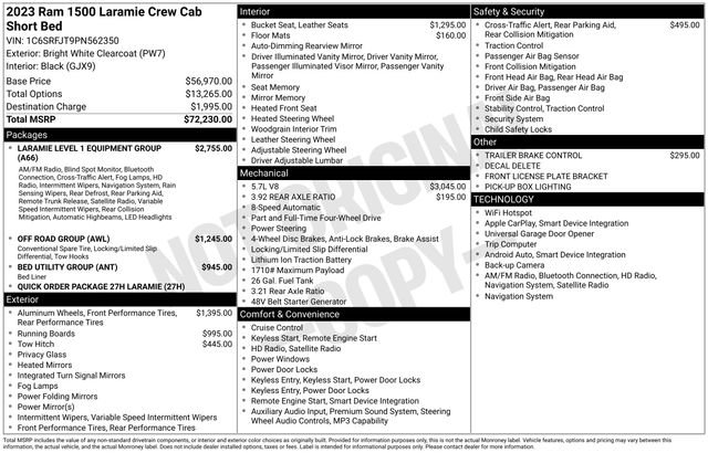 Used 2023 RAM 1500 Laramie AWD/4WD image 8
