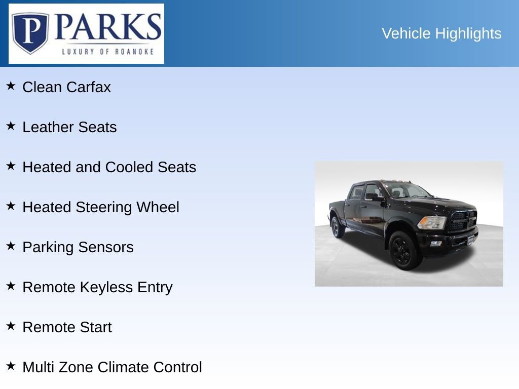 Used 2014 RAM 2500 Laramie w/ Black Appearance Group AWD/4WD image 4