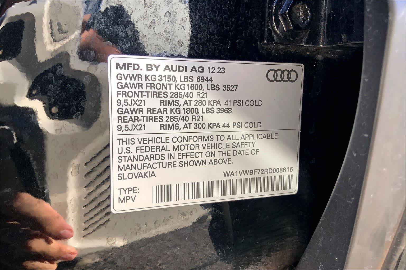 Used 2024 Audi SQ7 Prestige w/ S Sport Package AWD/4WD image 37