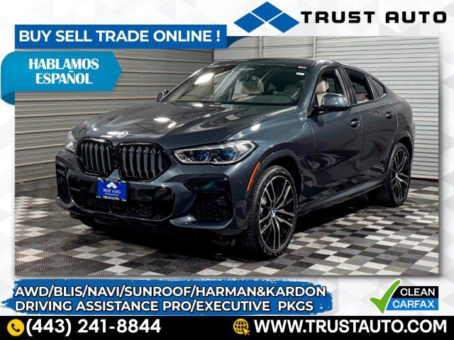 Used 2022 BMW X6 M50i w/ Executive Package image 1
