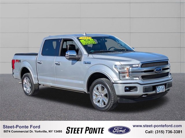 Certified 2018 Ford F150 Platinum w/ Equipment Group 701A Luxury