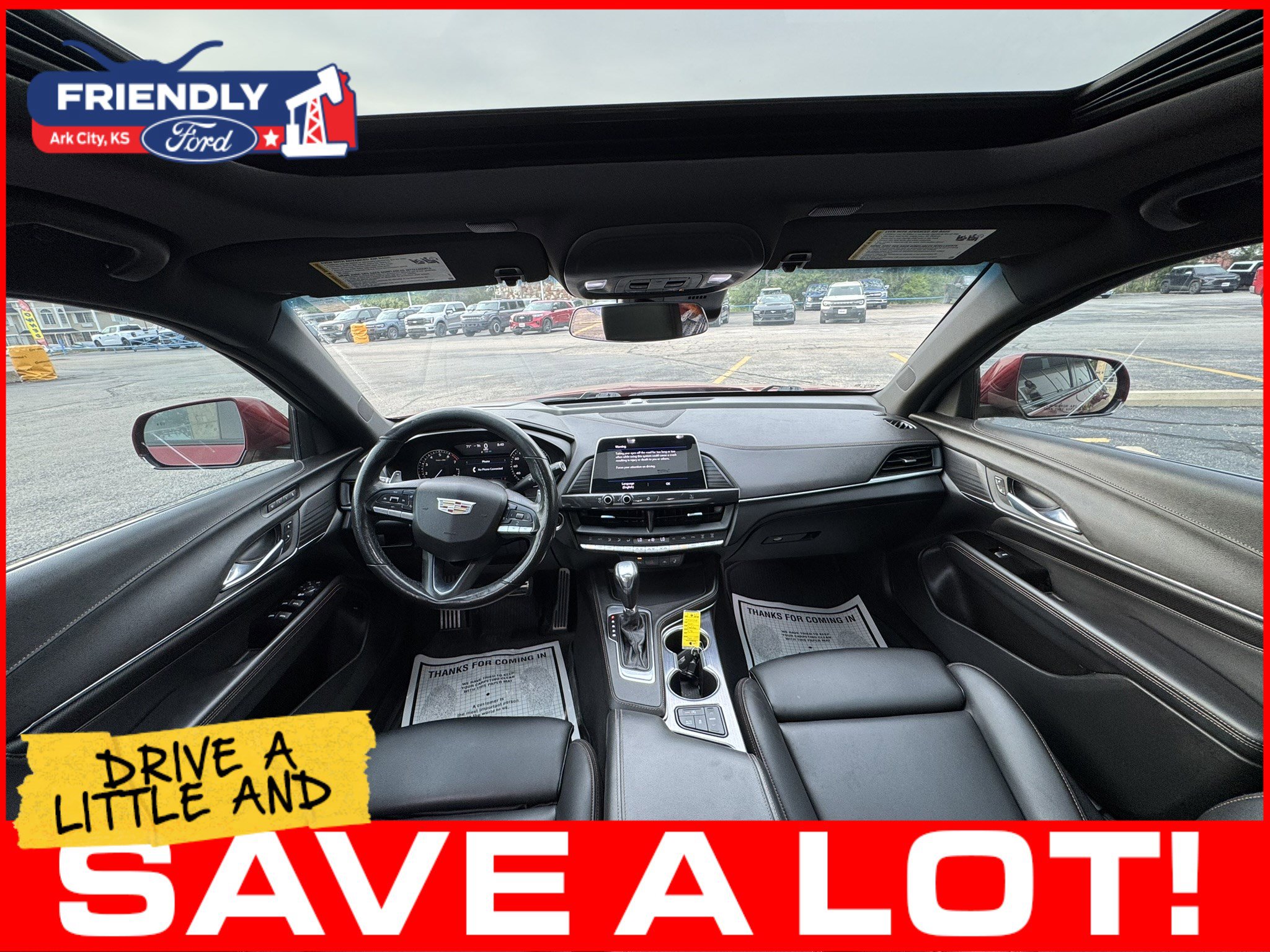 Used 2021 Cadillac CT4 Sport w/ Driver Awareness Plus Package RWD image 13