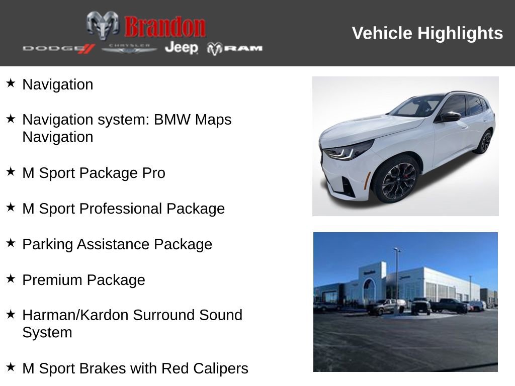 Used 2025 BMW X3 M50 w/ Premium Package image 9