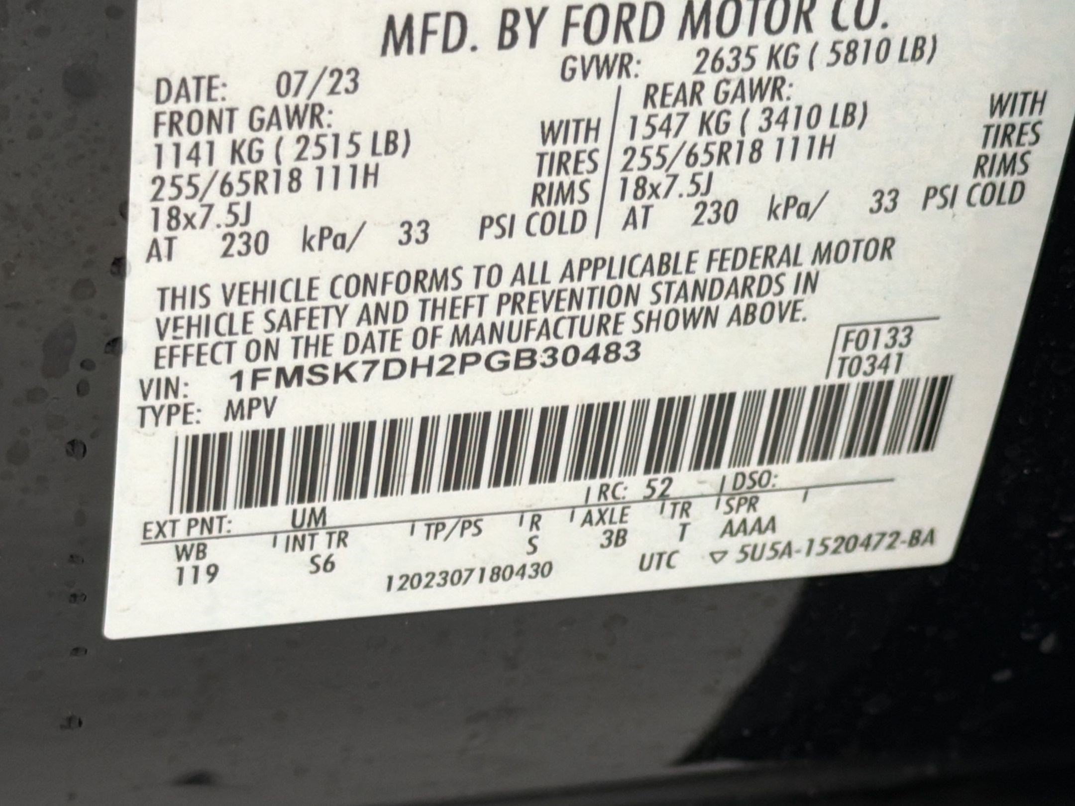 Used 2023 Ford Explorer XLT w/ Equipment Group 202A RWD image 26