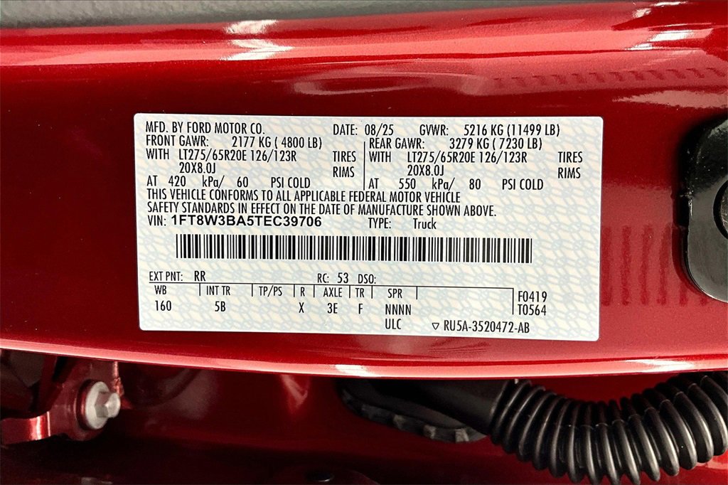 New 2026 Ford F350 Lariat w/ Black Appearance Package image 8