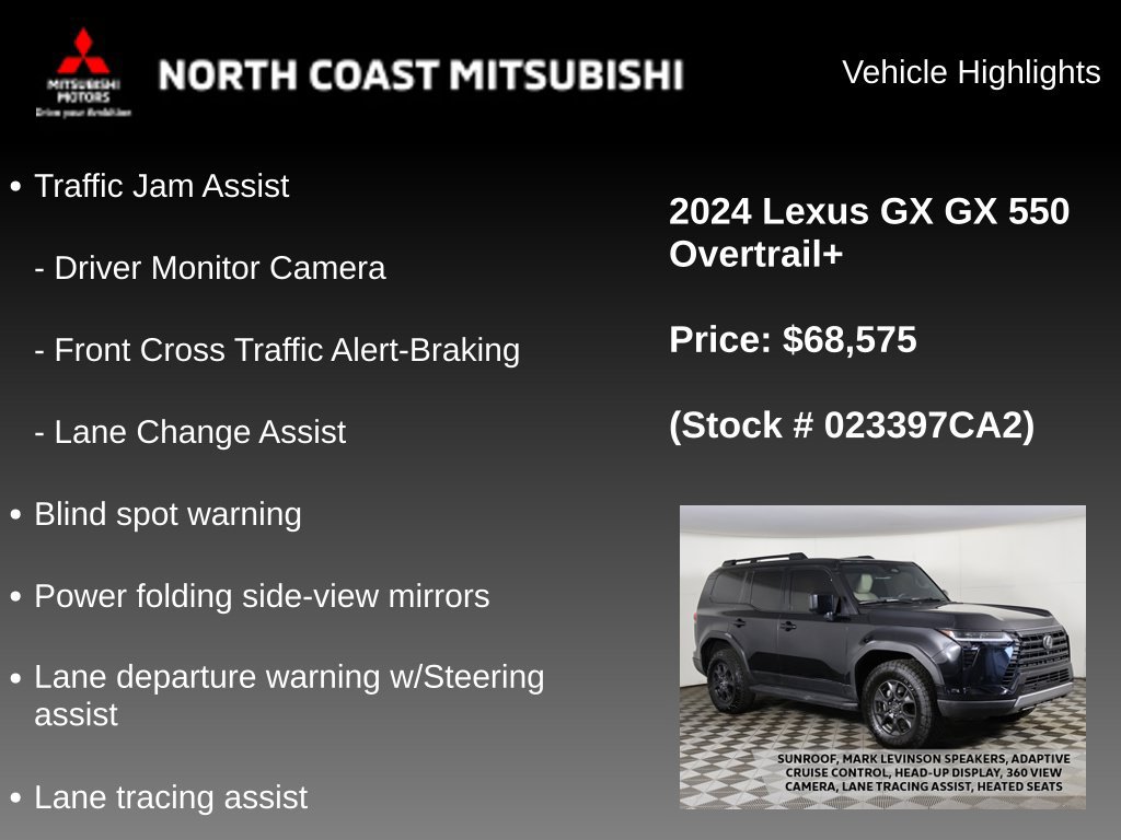 Used 2024 Lexus GX 550 AWD/4WD image 2
