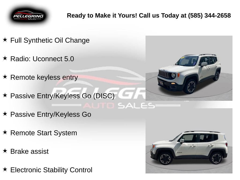 Used 2016 Jeep Renegade Latitude AWD/4WD image 5