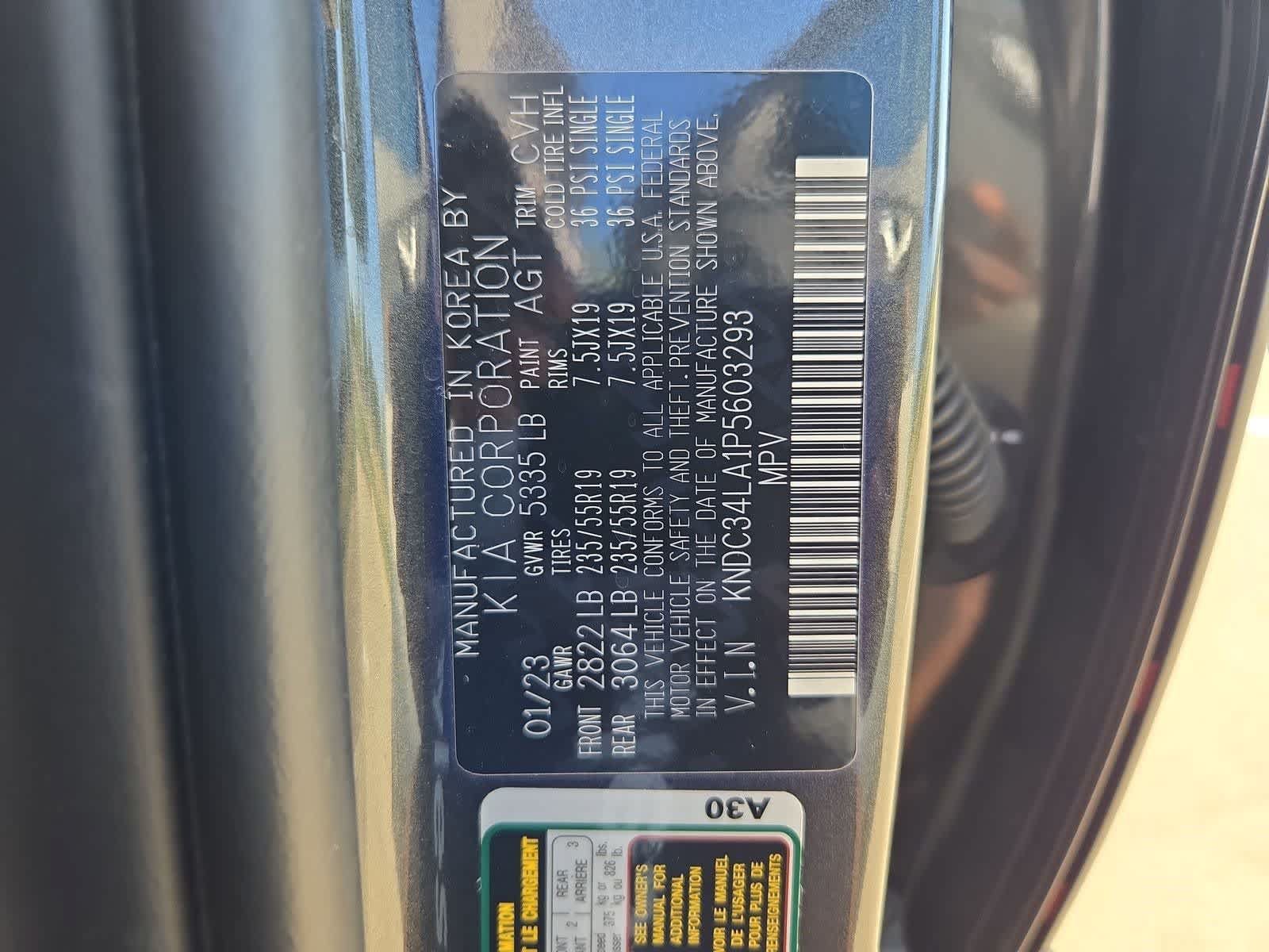 Certified 2023 Kia EV6 Wind RWD image 34