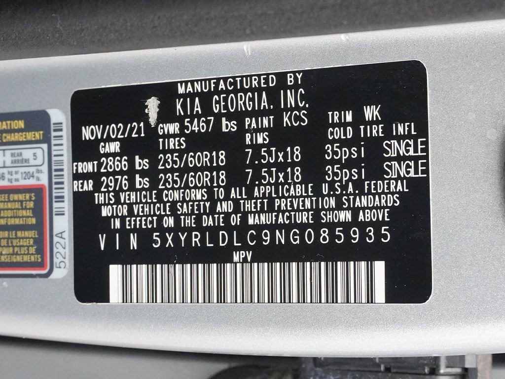 Used 2022 Kia Sorento S w/ Panoramic Sunroof Package AWD/4WD image 52