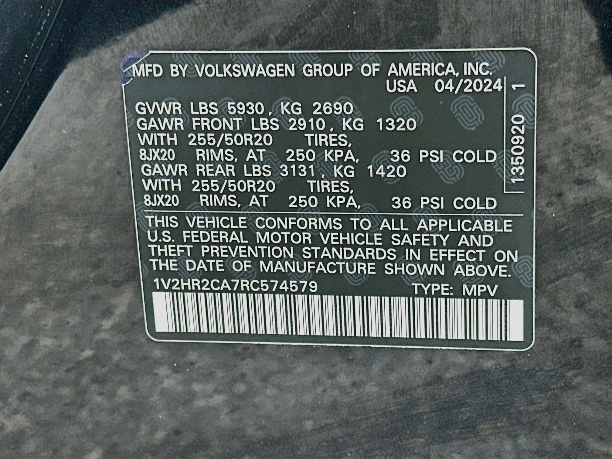 Used 2024 Volkswagen Atlas SE AWD/4WD image 12