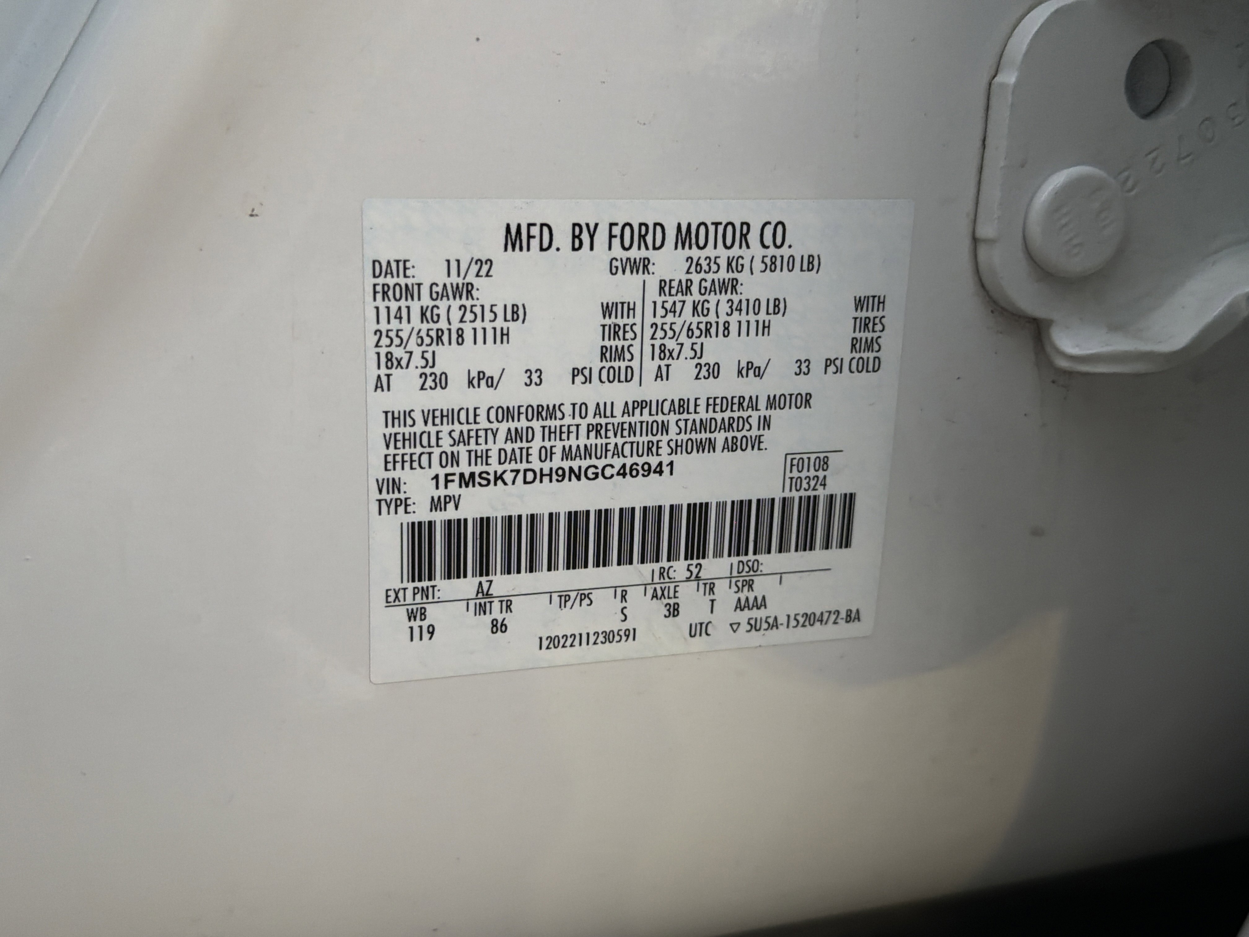 Used 2022 Ford Explorer XLT image 35