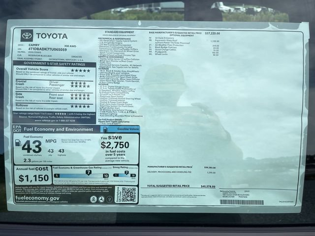 New 2026 Toyota Camry XSE AWD/4WD image 27