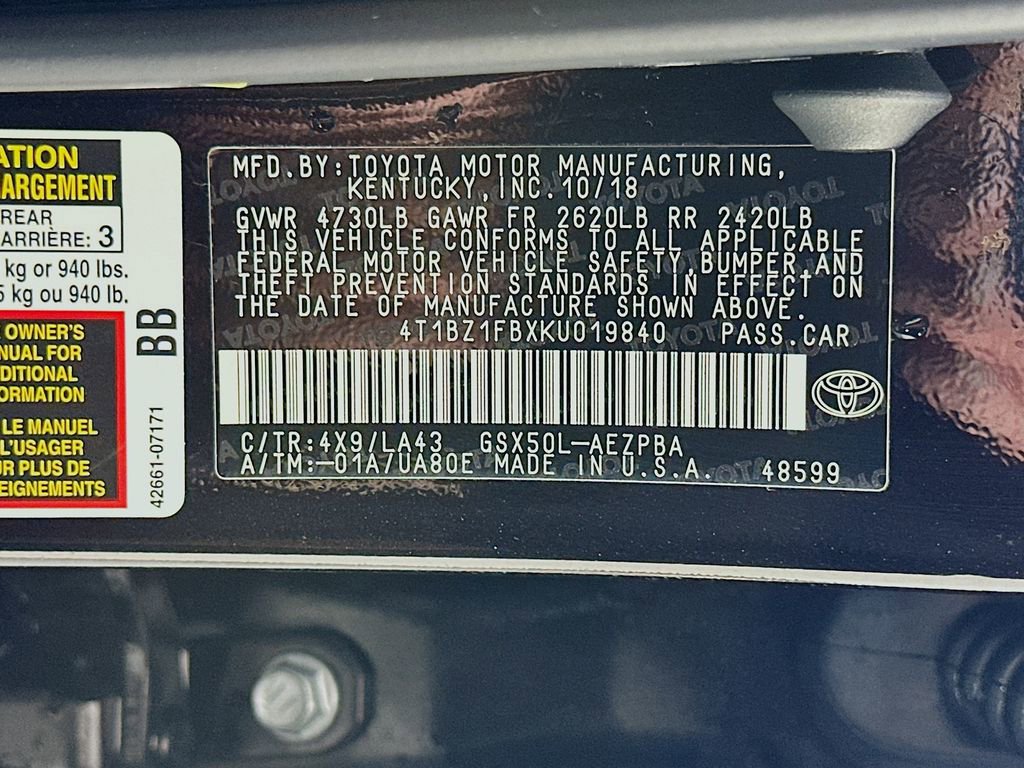 Used 2019 Toyota Avalon Limited w/ Advanced Safety Package FWD image 34