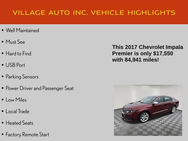 Used 2017 Chevrolet Impala Premier FWD image 7