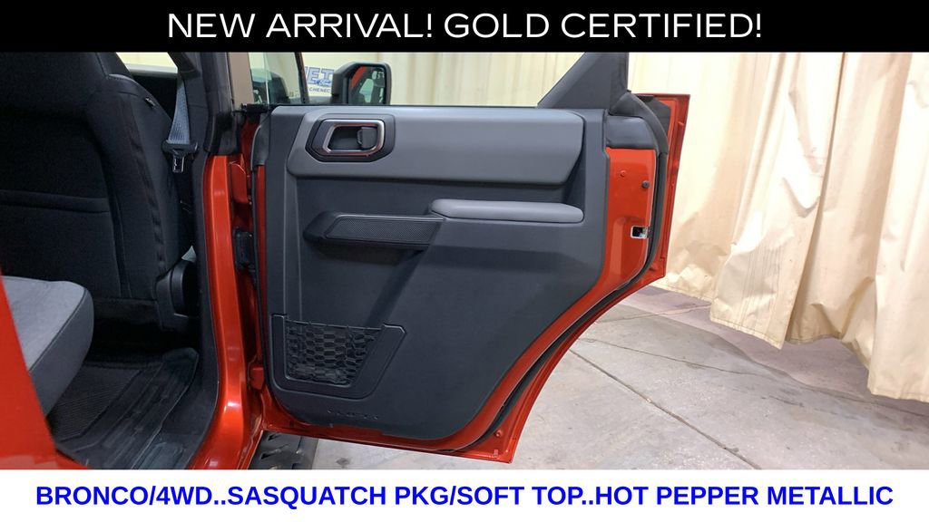 Certified 2023 Ford Bronco 4-Door w/ Sasquatch Package image 13