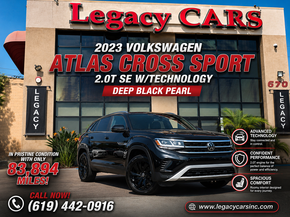 Used 2023 Volkswagen Atlas Cross Sport SE FWD image 2