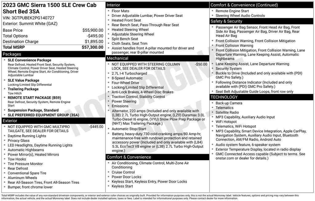 Used 2023 GMC Sierra 1500 SLE AWD/4WD image 5