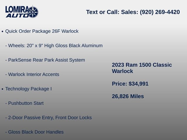 Used 2023 RAM 1500 Warlock AWD/4WD image 8