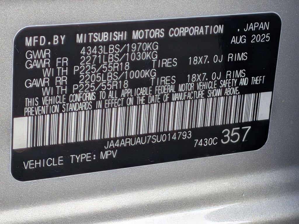 New 2025 Mitsubishi Outlander Sport ES image 30