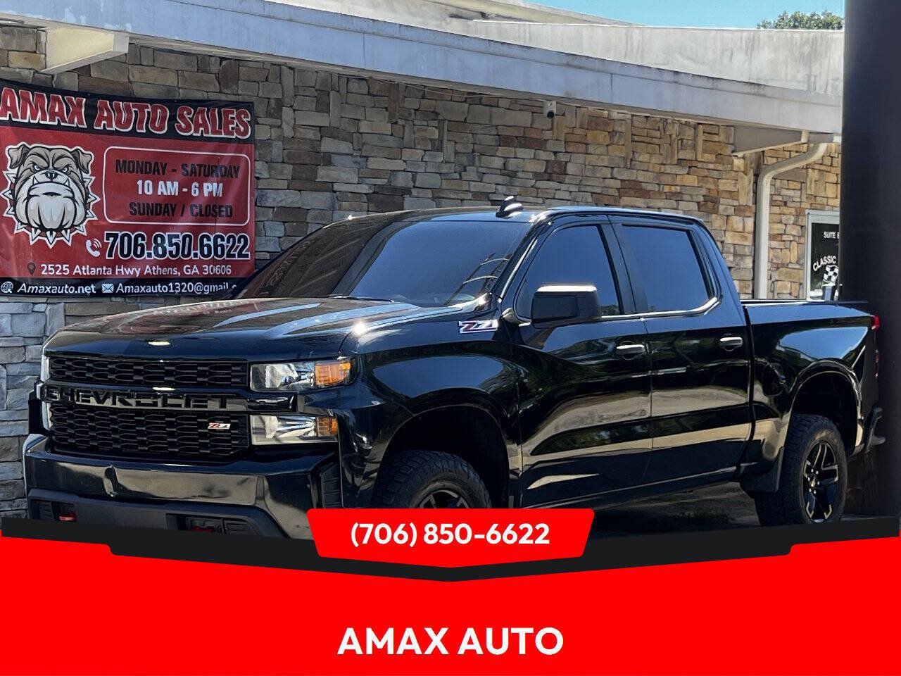 Used 2021 Chevrolet Silverado 1500 Custom Trail Boss AWD/4WD image 1