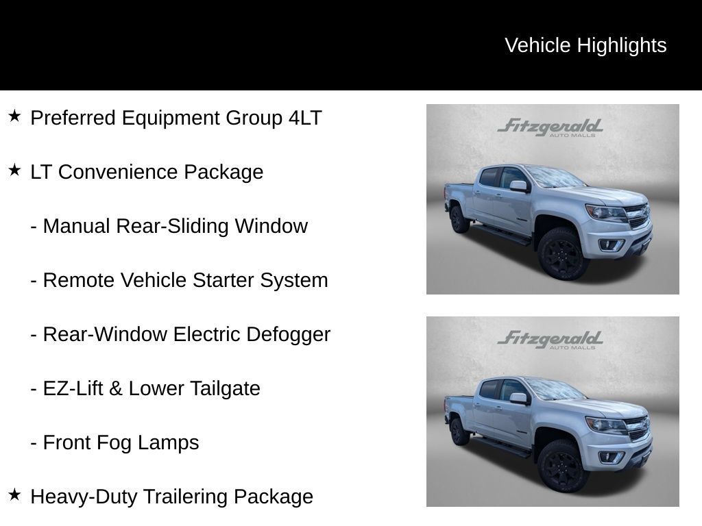 Used 2018 Chevrolet Colorado LT w/ LT Convenience Package AWD/4WD image 2
