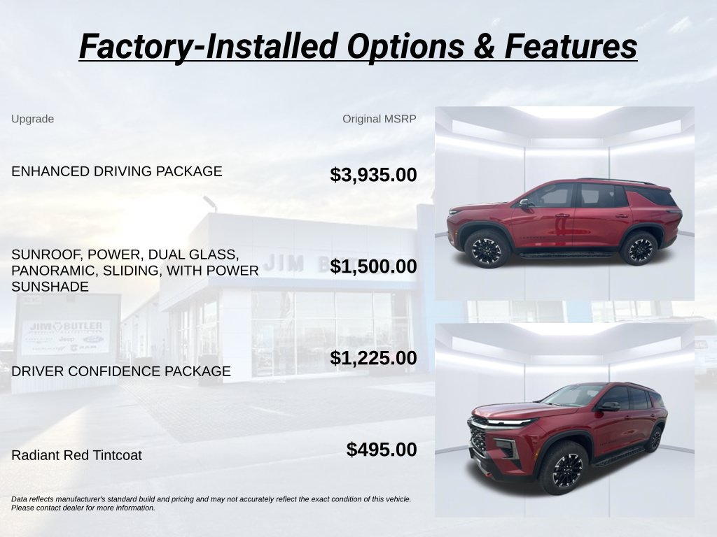 Used 2026 Chevrolet Traverse Z71 w/ Enhanced Driving Package AWD/4WD image 3