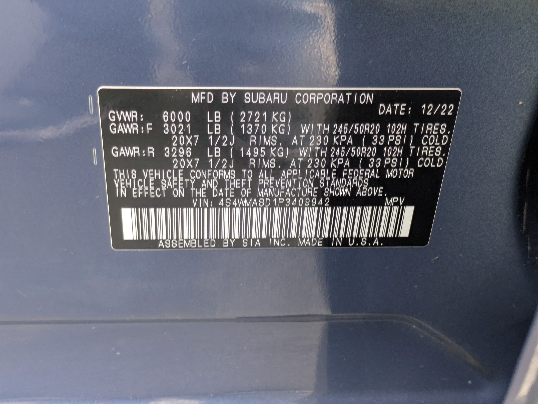 Used 2023 Subaru Ascent Limited AWD/4WD image 31