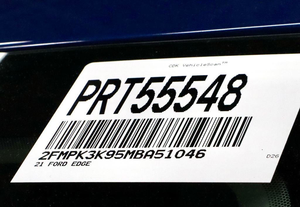 Certified 2021 Ford Edge Titanium w/ Cargo Accessory Package FWD image 30