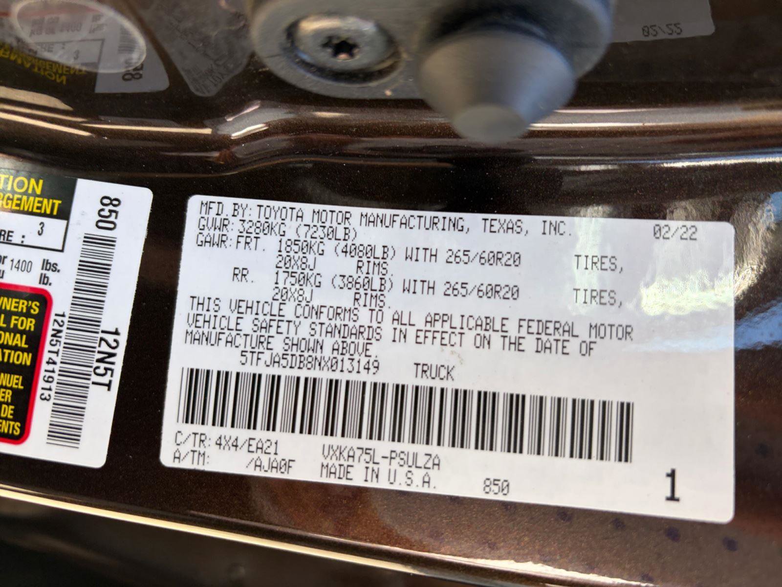 Used 2022 Toyota Tundra Limited image 16