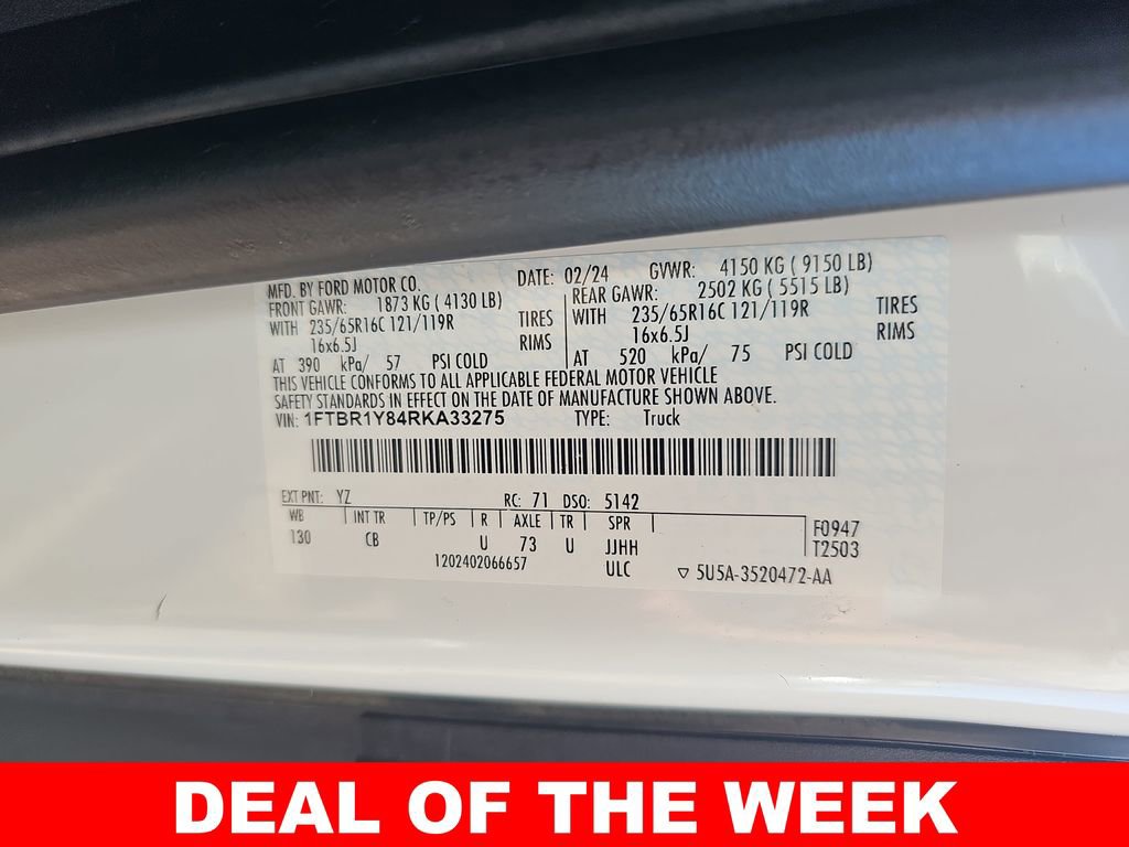 Used 2024 Ford Transit 250 Low Roof w/ Exterior Upgrade Package image 33