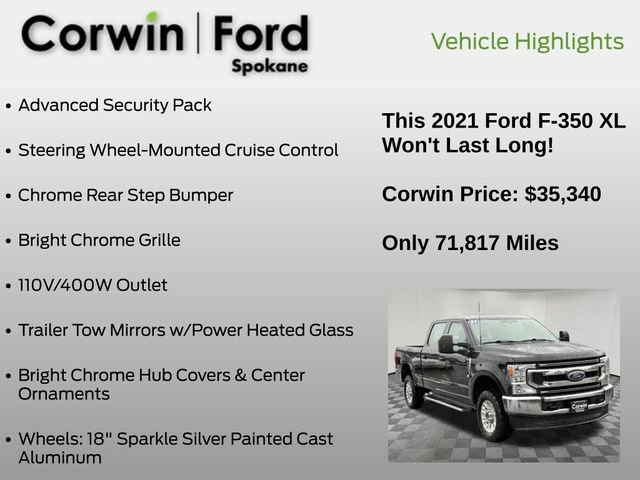 Certified 2021 Ford F350 XL w/ STX Appearance Package AWD/4WD image 25